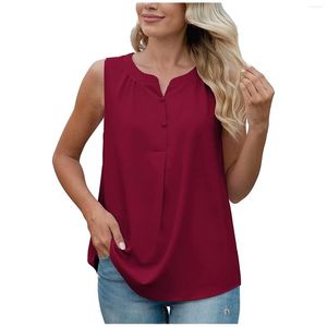 Kvinnors T -skjortor 2023 Summer Women Solid Color Crop Top Plus Size Sömlös spaghetti Rem rund hals Camisole Vintage Push Up Camis