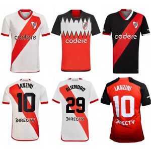 Футбольная майка River Plate 2023/24 2024 DE LA CRUZ M. SUAREZ PALAVECINO M. BORJA, мужская униформа SOLARI LANZINI BARCO PEREZ ALIENDRO, третья футбольная рубашка на дому в гостях