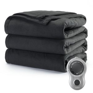 Set biancheria da letto Coperta elettrica riscaldata Biancheria da letto Twin Fleece Ultimate Grey 230926