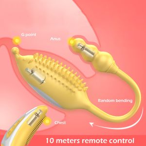 Vibrators Wireless Remote Eggs Vibrator For Women 12 Speed Dual Motor Vibrating Jump G Spot Clit Stimulator Massage Sex Toys 230925