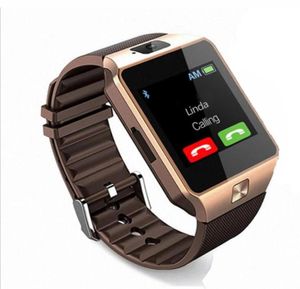 Oryginalne DZ09 Smart Watch Bluetooth Wearable Urządzenia Smart Randwatch na iPhone'a Android iOS inteligentna bransoletka z zegarem aparatu SIM 1584639