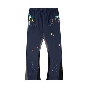 Nowe dżinsy męskie ciemnoniebieskie spodnie galerie mody Depts Dres Pants Speckled Lett Druku