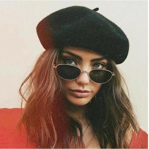 Berets Inverno Quente Faux Lã Beret Mulheres Meninas Artista Francês Beanie Hat Cap Vermelho Preto Roxo Bege Laranja Kawaii Flat Top Caps Aquecedores 230926