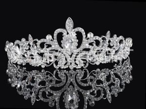 birdal crowns New Headbands Hair Bands Headpieces Bridal Wedding Jewelries Accessories Silver Crystals Rhinestone Pearls HT069022376
