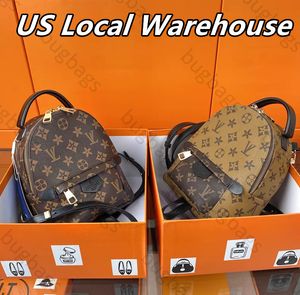 حقيبة مصممة عالي الجودة Palm Springs M44873 Women Houdte Bag Mini Hander Woman Brown Luxurys Luxurys Crossbody Pags Designer