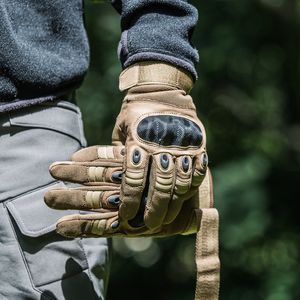 Fünf Finger Handschuhe Männer Taktische Militärische Touchscreen Airsoft Armee Paintball Schießen Ausrüstung Kampf Rüstung Schutz Shell 230925