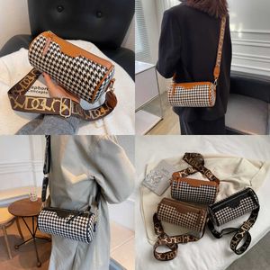 Borse da sera alla moda Borsa da donna nuova primavera con borsa a tracolla con motivo a quadri a mille uccelli Piccola borsa a tracolla con cerniera popolare 230828