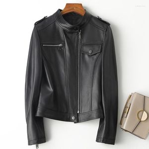 Women's Fur 2023 Autumn/Winter Genuine Leather Coat Short Breasted Haining