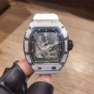 Bbr Factory RichasMille Luxury Top Quality Wristwatch Mechanical Watch Multifunction Superclone Business Leisure Rm2302 Automatic Full Drill Tape Fashion Sw