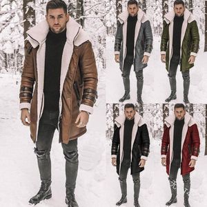 Cappotto all-in-one in pelliccia di lana da uomo 2023 prodotto di moda Nero Giacca spessa in pelle scamosciata stile cinque esplosioni