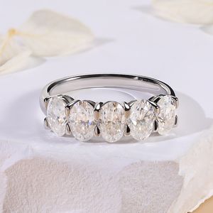 Passou no teste novo na moda 925 prata esterlina certificada moissanite anel de diamante para homens mulheres presente de noivado tamanho 6-11