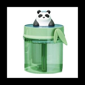 加湿器Panda Air Humidifier USB Maker Atomizer for Mute Ultrasonic Humidificador Green YQ230926