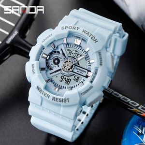 SANDA G Shock Militare Uomo es Sport LED Digitale Impermeabile Casual Moda Orologio Al Quarzo Orologio Maschile relógios masculino2284