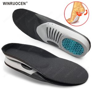 Peças de sapato Acessórios Premium Gel 3D Arch Suporte para Mulheres Homens Pé Plano Saúde Sole Pad Ortopédico Fasceíte Plantar Unisex Dor Palmilhas 230925