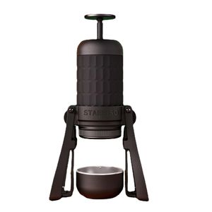STARESSO Mirage SP300 PLUS Tragbare Espressomaschine, manuelle Kaffeemaschine, 180 ml Kaffeekanne, schnelles Brühen, doppelter Schuss, cremiger Espresso
