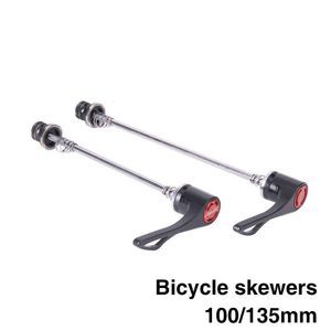 Cykelstammar cykeldelar MTB Vägskruvspett aluminiumlegering Snabbfrisättning Rod Skewer Accessories 230925