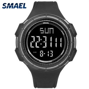 Titta på män Mekaniska automatiska Smael Military Watches S Shock Resistant Relogio Masculino 1618 Digital armbandsur Waterproof2715