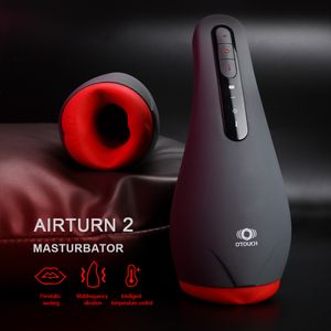 Masturbatori OTOUCH Masturbatore maschile Vibratore per uomo Figa Riscaldamento automatico Succhiare Coppa del sesso orale Giocattoli intimi per adulti Macchina per pompini 230925