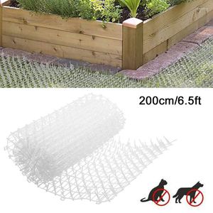 Cat Carriers Transparent Drive Net Anti-cat Mat Prickle Strips Keep Cats Away Spike Thorn Network Safe Vegetables Plants Protecting