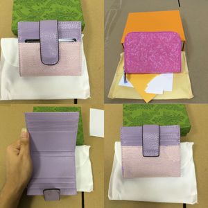 2023 rosa lyxdesigner kvinnors plånbok