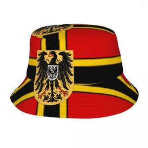 Berets German Flag Bucket Hat For Unisex Beach Germany Sun Street Packable Outdoor Fishing Cap Getaway Headwear