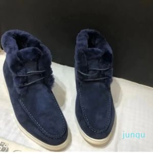 Suede Ankle Boots Loafers Shoes Leather Men's Casual Short Boots Women Plat Dress Casual Shoe Footwear