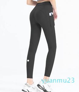 Träning som körs med Pocket Gym Seamless Peach Butt Tight Pants