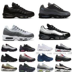 Trainers MAX 95 Mens Sports running Shoes 95S Classic OG Triple Black White Aegean Storm Solar Red Blue MAXes Volt Earth Day Navy Blue Grape Sneakers Runner Sneakers