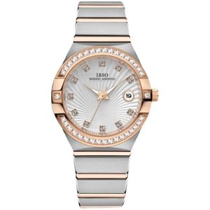 IBSO Full diamond constellation watch women's small luxury luxury brand authentic brand senior women's non-mechanical watch