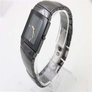 Rabatt Black Dial Limited Watch Womens Golden Pointer Wristwatch Black Stainless Womens Watches237s