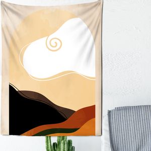 Tapestries Mountain Psychedelic Tapestry Contrast Color Wall Hanging Mountain Landscape Tapestries Wall Hanging Tapestries Wall Art Filt 230926