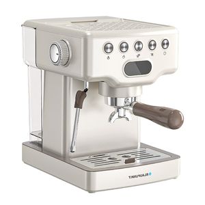 Halbautomatische Kaffeemaschine Espressomaschine 20bar Pumpendruck mit Dampfmilchaufschäumer Espressomaschine