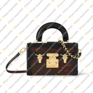 Bayan moda gündelik tasarım lüks petite malle başkent çanta totes çanta çapraz omuz çantası messenger çanta üst ayna kalitesi m46755 torba çanta