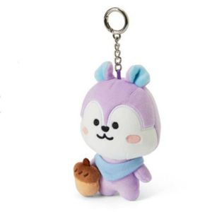 Plush Keychains Wholesale 30pcs/lot 12cm/16cm Cute Anime Hobby Mang Plush TOy Cartoon Jhope Purple Doll Keychain Pendant Gift for Girlfriend 230925