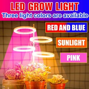 Grow Lights LED Plant Light Full Spectrum Phyto Grow Lamp 5V LED Phyto Bulb 1 2 3 4 Head LED Hydroponic Growth Planting Light Dimmable Lamp YQ230926