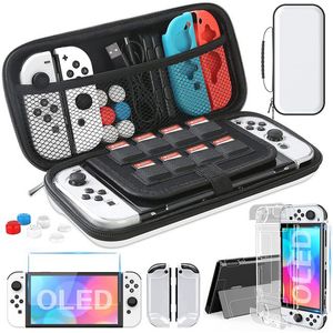 Accessory Bundles Pouch Protector Bag For Nintendo Switch OLED Joycon Joy Con Case Carcasa Protection Fundas Shell Game Accessories Skin Cover 230925