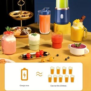 1 Stück elektrischer Entsafter, tragbarer elektrischer Mixer, Druck-Entsafter, Milchsaft, Milchshake, Smoothie, Küchenmaschine, USB-Ladegerät, Küchenzubehör, Ausverkauf, Küche