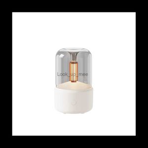 Luftbefeuchter 120 ml Candlelight Aromen Diffusor USB Home Luftbefeuchter Cool Mist Maker Fogger Ätherische Öle LED Nachtlicht A YQ230927