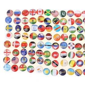 Naglar 194 PCS National Flag Thumb tackar runda för Head Steel Point Push Pins Pos Map Bulletin School Supplies 230926