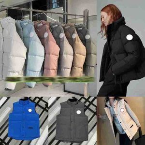 Piumino da uomo Designer Uomo Donna Piumino d'oca canadese Inverno Cappotti caldi e spessi Antivento Ricamo Streetwear Capispalla causale Distintivi Gilet