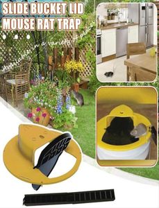 Mice Trap Reusable Smart Flip and Slide Bucket Lid Mouse Rat trap Humane Or Lethal Auto Reset Door Style Multi Catch 2206028110601