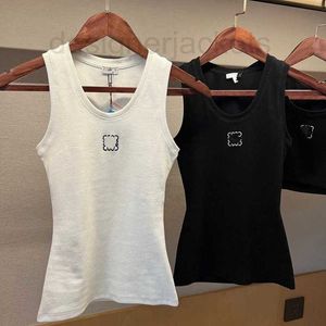 Mulheres T-shirt Designer T Shirt Womens Estilo Versão Coreana Tendência Slim e Estilo Estrangeiro Antibacteriano Ice Feel Cotton Tank Top para Mulheres SEC5