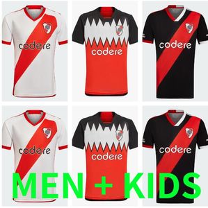 2023 2024 River Plate maglie da calcio 23/24 Camiseta de futbol versione giocatore DE LA CRUZ QUINTERO BORRE FERNANDEZ PRATTO PONZIO CALCIO CAMICIE da uomo kit per bambini