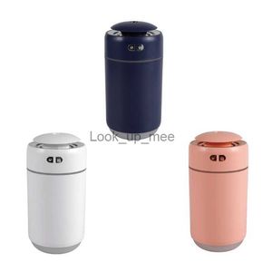 Nawilżacze Zmiana kolorów LED Night Air Humidifier Aroma dyfuzor 400 ml dla samochodu domowego YQ230926