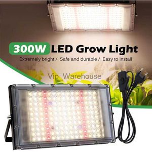 Grow Lights 50W 100W 300W 220V Outdoor LED FloodlightフルスペクトルLED植物成長ランプLEDスポットライトプロジェクター街灯LED Grog