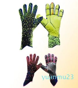 Guantes con protección para los dedos Guantes de portero de fútbol con látex protector antideslizante