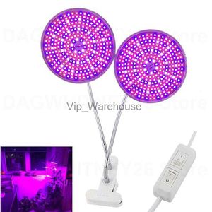 Crescer luzes planta crescer lâmpada luz 290 lâmpadas led espectro completo dupla cabeça plantas flores luzes crescentes iluminação hidropônica interior u26 yq230926