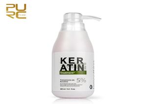 PURC Brazilian Keratin Treatment straightening hair 5 formalin 300ml Eliminate frizz and make shinysmooth Hair Treatments1676621