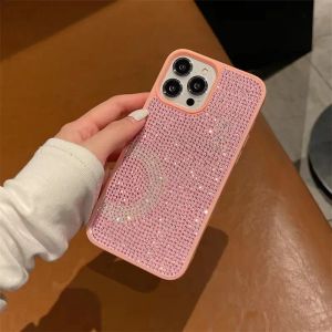 Designers Full Diamonds Cover Phone Cases Letras Water Diamond Shell para IPhone 14 Pro Max 14Pro 13 ProMax 12 11 Fashion Cases G239267PE-3