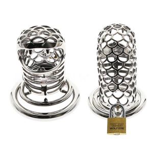 Ny Silver Snake Chastity Device Male Rooster Cage Chastity Lock Penis Ring CBT -enhet med tagg Ring Sex Toys Chastity Devices Chastity Lock Cock Cage Cage